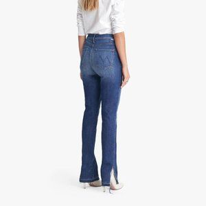 MOTHER denim split hem jeans